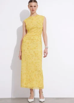Store & Other Stories Robe Midi Drapée Sans Manches
