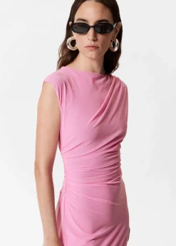 Store & Other Stories Robe Midi Drapée Sans Manches