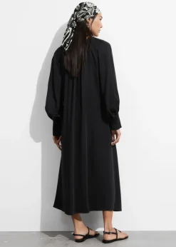 Hot & Other Stories Robe Midi En Satin à Encolure En V