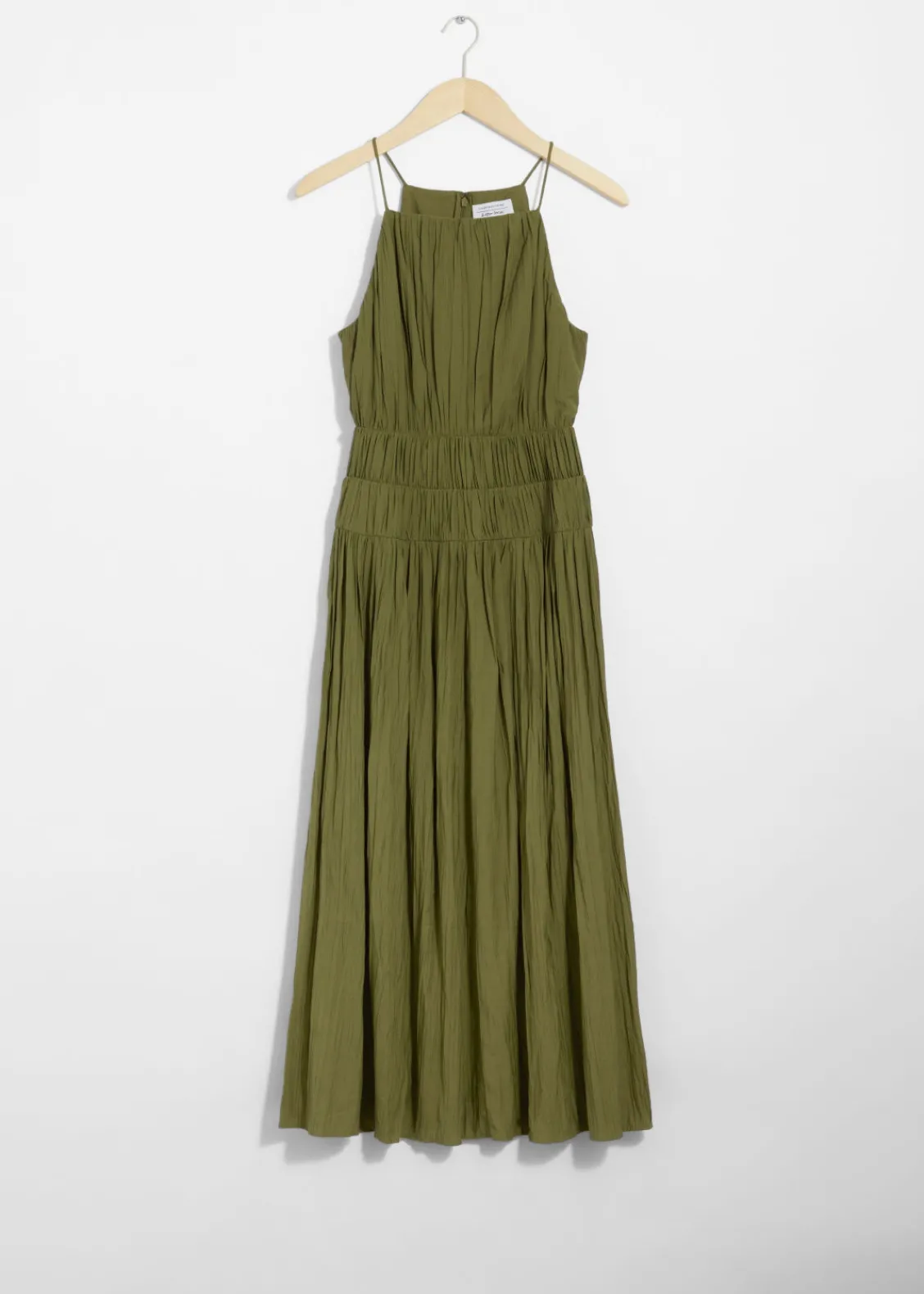 Flash Sale & Other Stories Robe Midi Froncée Sans Manches