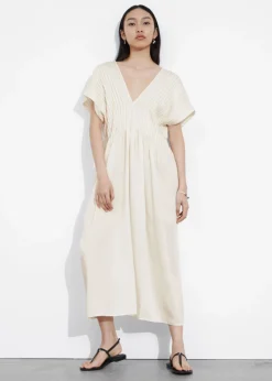 Online & Other Stories Robe Midi Plissée