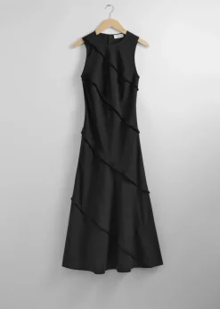 Hot & Other Stories Robe Midi Trapèze Sans Manches