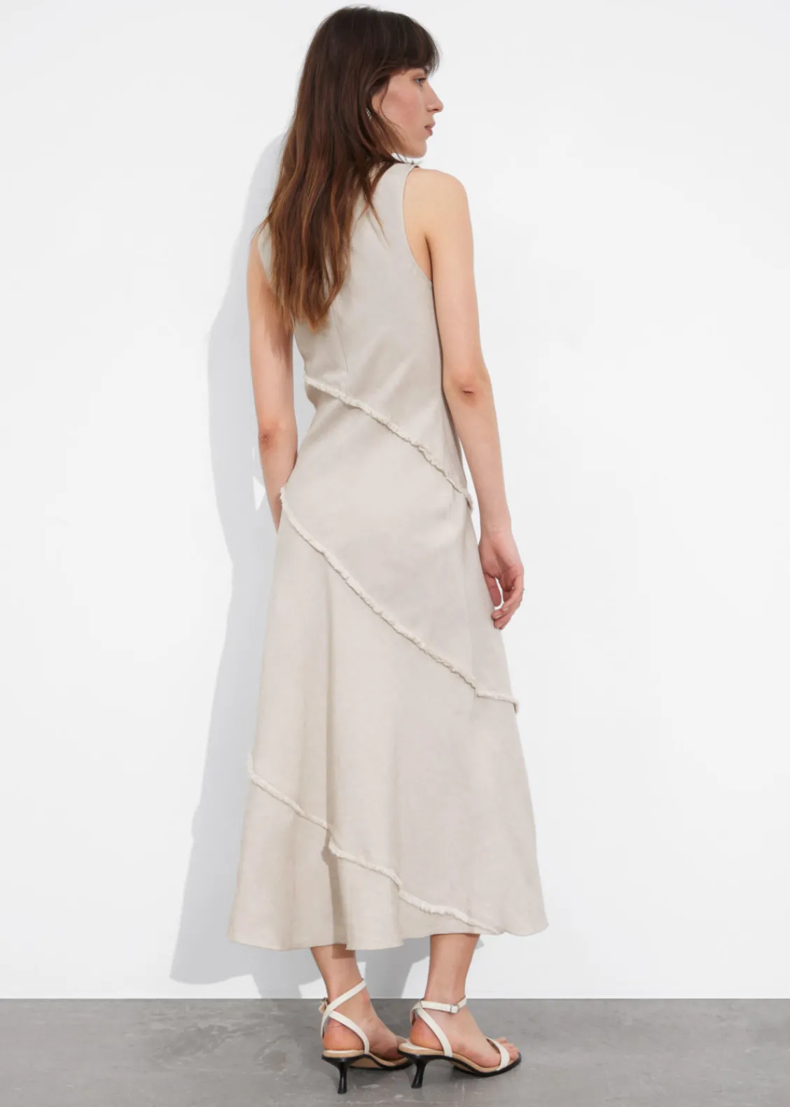 Hot & Other Stories Robe Midi Trapèze Sans Manches