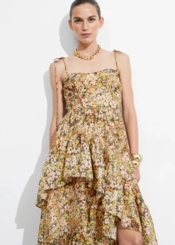 Outlet & Other Stories Robe Midi Volantée à Bretelles