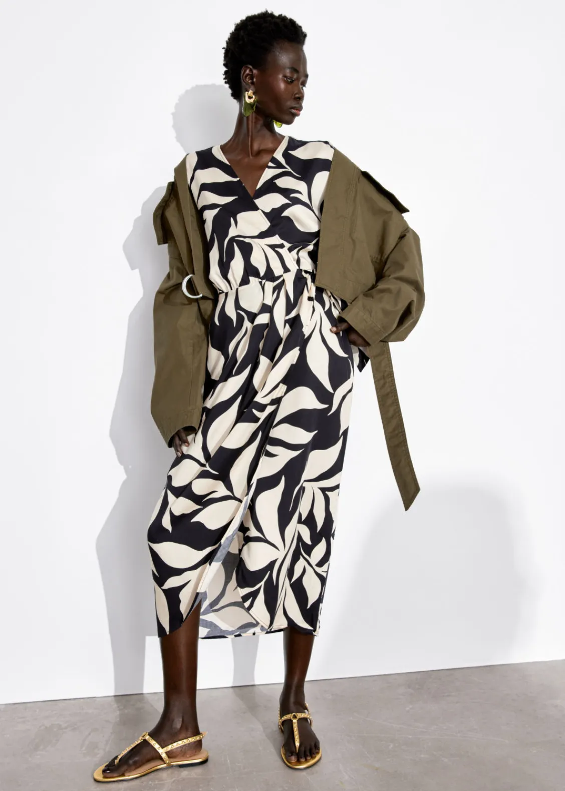 Outlet & Other Stories Robe Portefeuille à Col En V