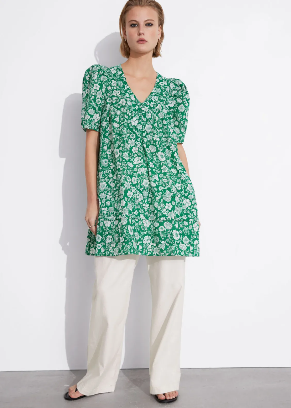 Flash Sale & Other Stories Robe Trapèze à Manches Courtes
