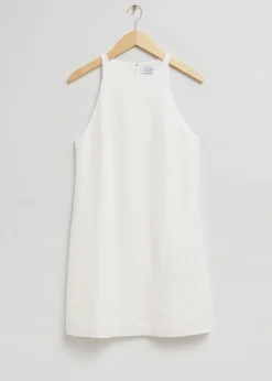Discount & Other Stories Robe Trapèze En Lin