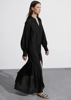 Best Sale & Other Stories Robe-chemise Longue Noir