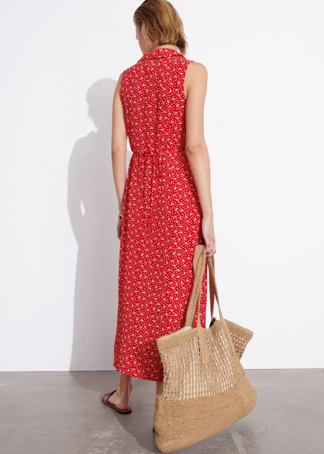 Store & Other Stories Robe-chemise Midi à Col