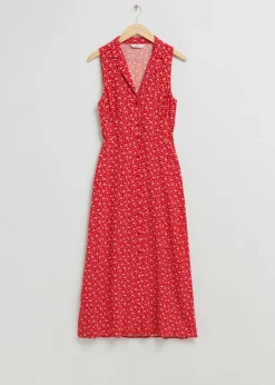 Store & Other Stories Robe-chemise Midi à Col