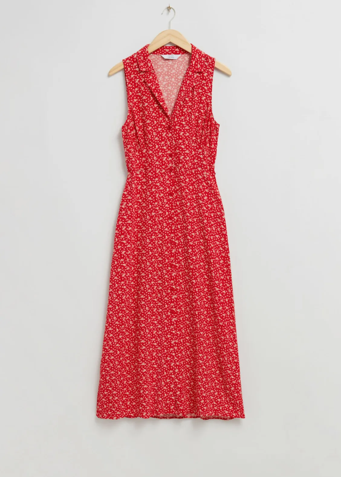 Store & Other Stories Robe-chemise Midi à Col