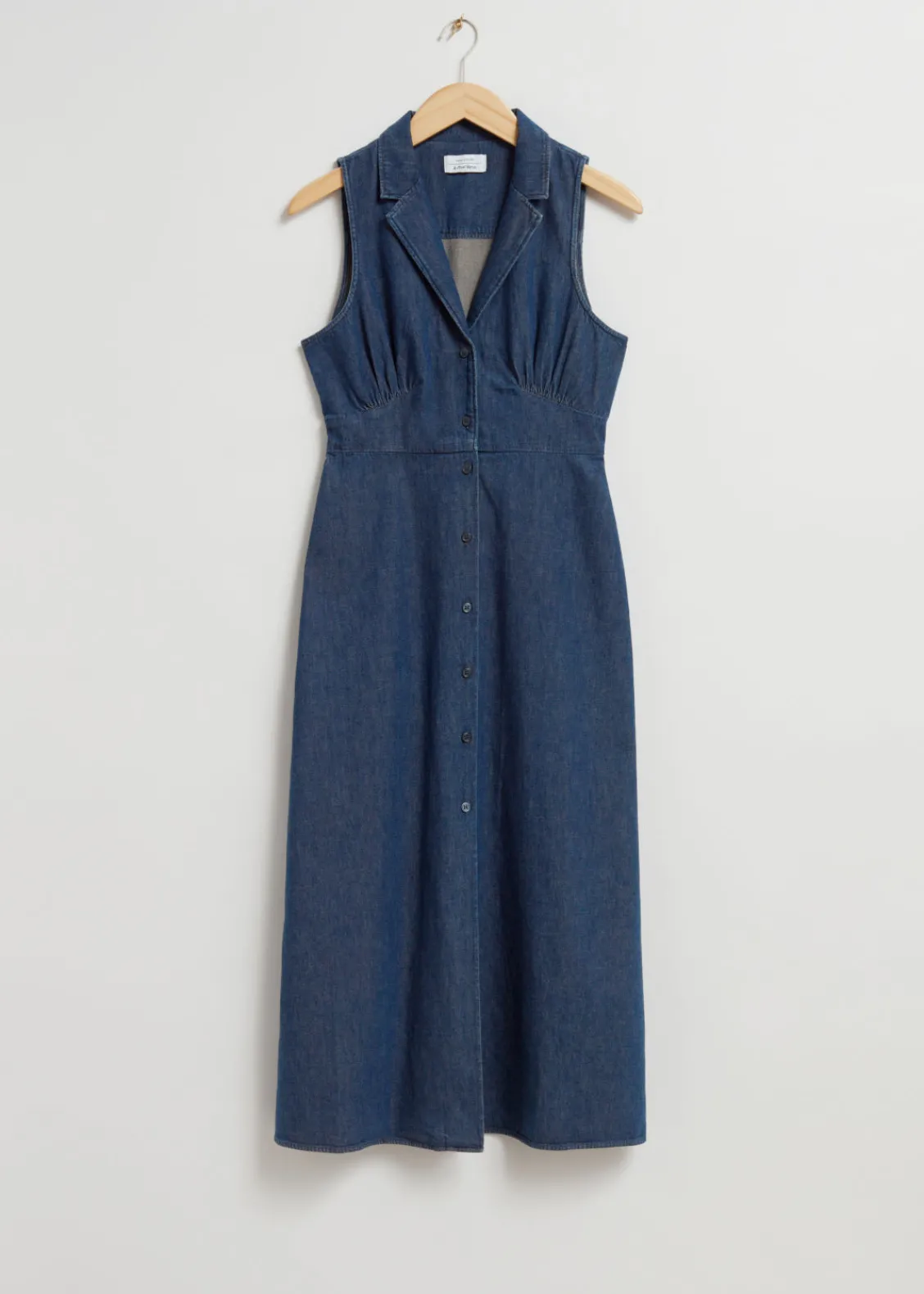 Store & Other Stories Robe-chemise Midi à Col
