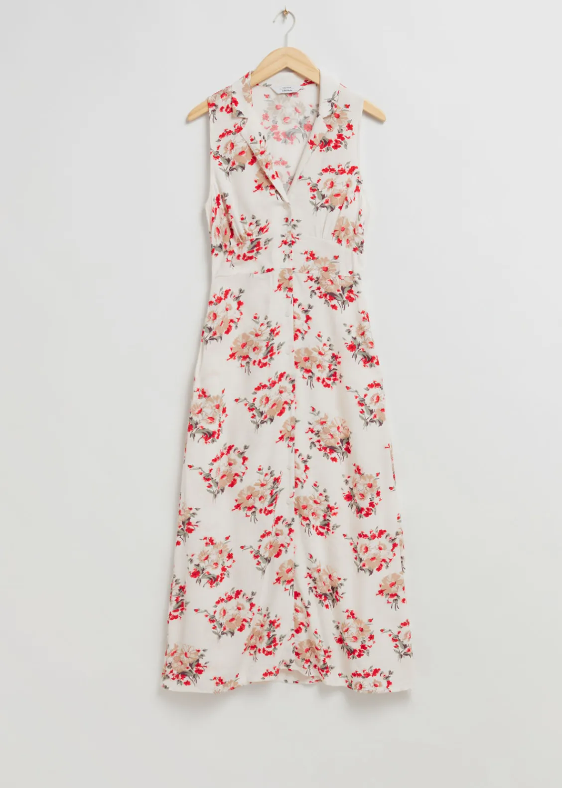 Store & Other Stories Robe-chemise Midi à Col
