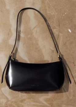 Store & Other Stories Sac à Bandoulière En Cuir Brillant