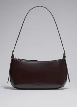 Store & Other Stories Sac à Bandoulière En Cuir Brillant