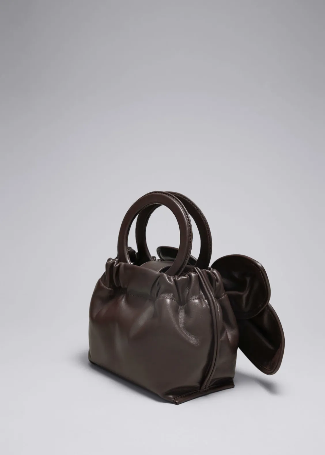 Sale & Other Stories Sac En Cuir à Fleur Acajou