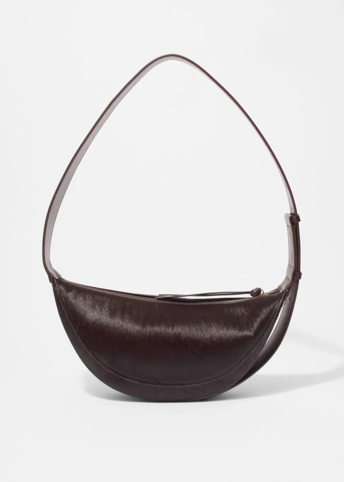 Shop & Other Stories Sac En Cuir Texturé Marron