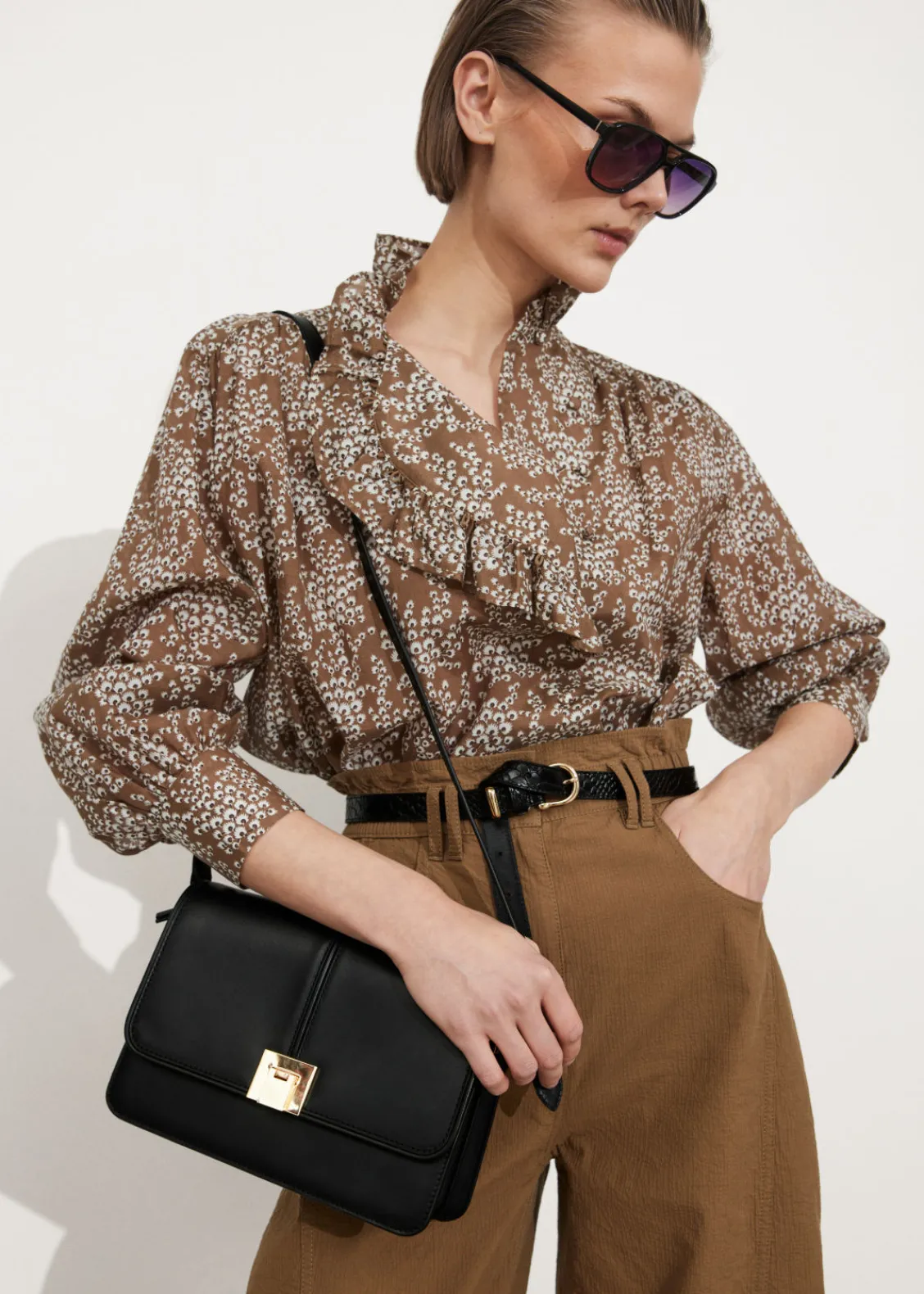 Shop & Other Stories Sac Porté épaule Classique En Cuir