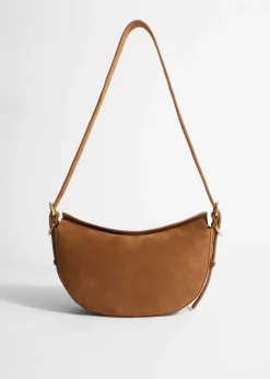 Store & Other Stories Sac Porté épaule En Daim Marron
