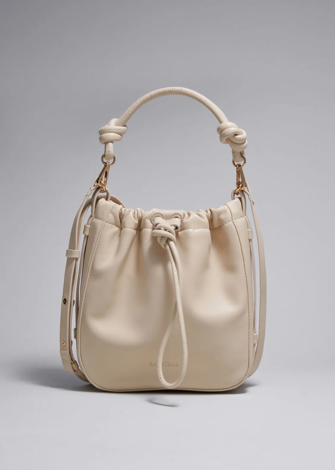 Store & Other Stories Sac Seau En Cuir à Nœuds
