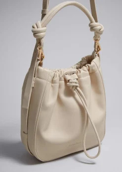 Store & Other Stories Sac Seau En Cuir à Nœuds