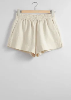 Best & Other Stories Short à Finition Jacquard Beige