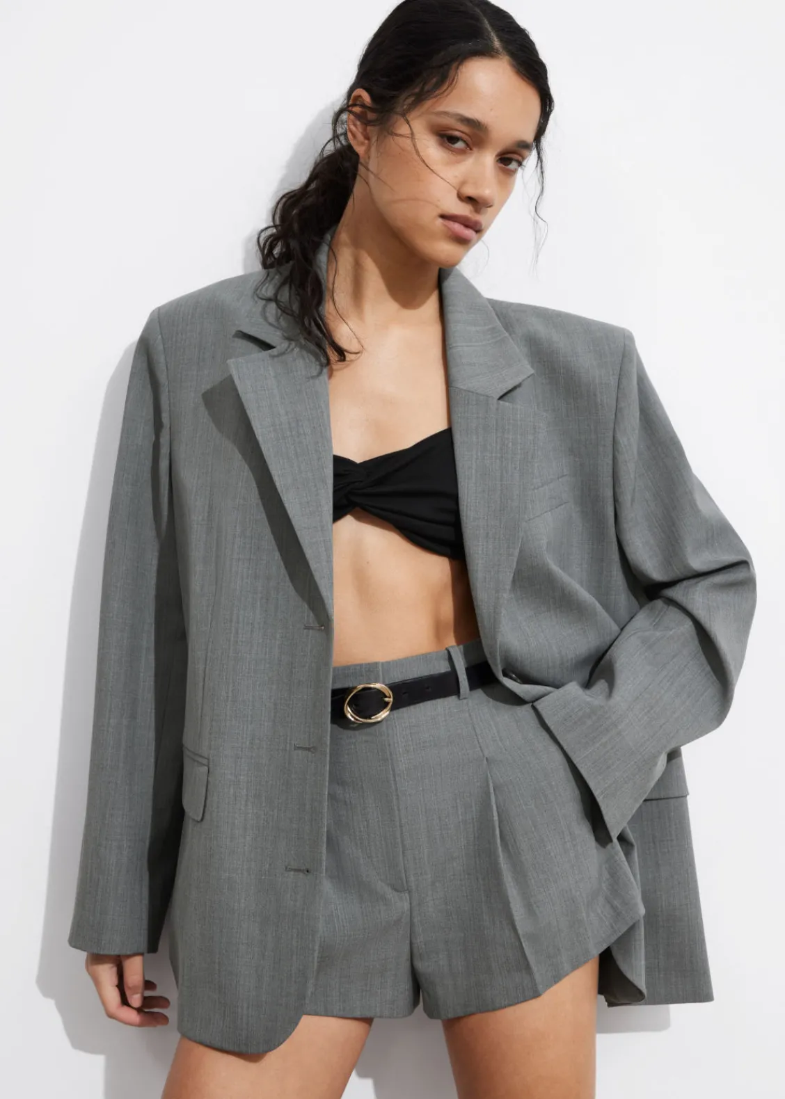 Outlet & Other Stories Short Habillé Gris