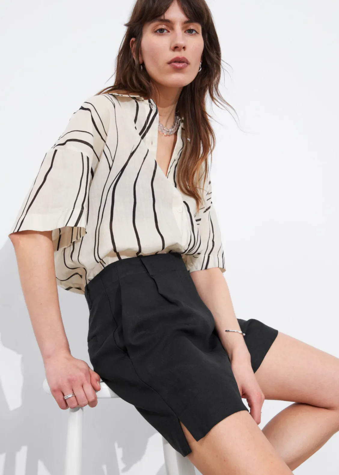 Shop & Other Stories Short Habillé En Lin