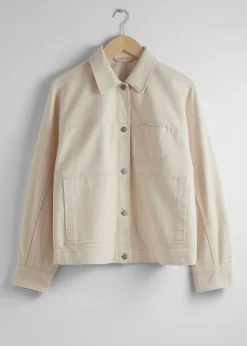 Shop & Other Stories Surchemise De Style Utilitaire Ivoire