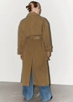 Best Sale & Other Stories Trench-coat à Poches à Rabat Beige foncé