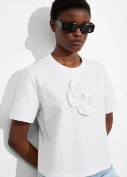 Online & Other Stories T-shirt à Motifs Floraux Appliqués