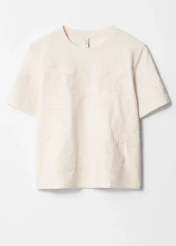 Shop & Other Stories T-shirt à Motifs Floraux Appliqués