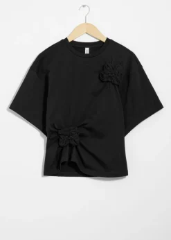 Fashion & Other Stories T-shirt à Motifs Floraux Appliqués