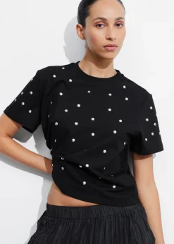 Store & Other Stories T-shirt Clouté Noir