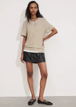 Shop & Other Stories T-shirt En Lin Mélangé