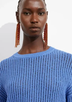 Flash Sale & Other Stories T-shirt En Maille Côtelée Transparente