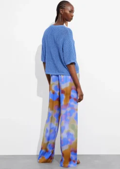 Flash Sale & Other Stories T-shirt En Maille Côtelée Transparente