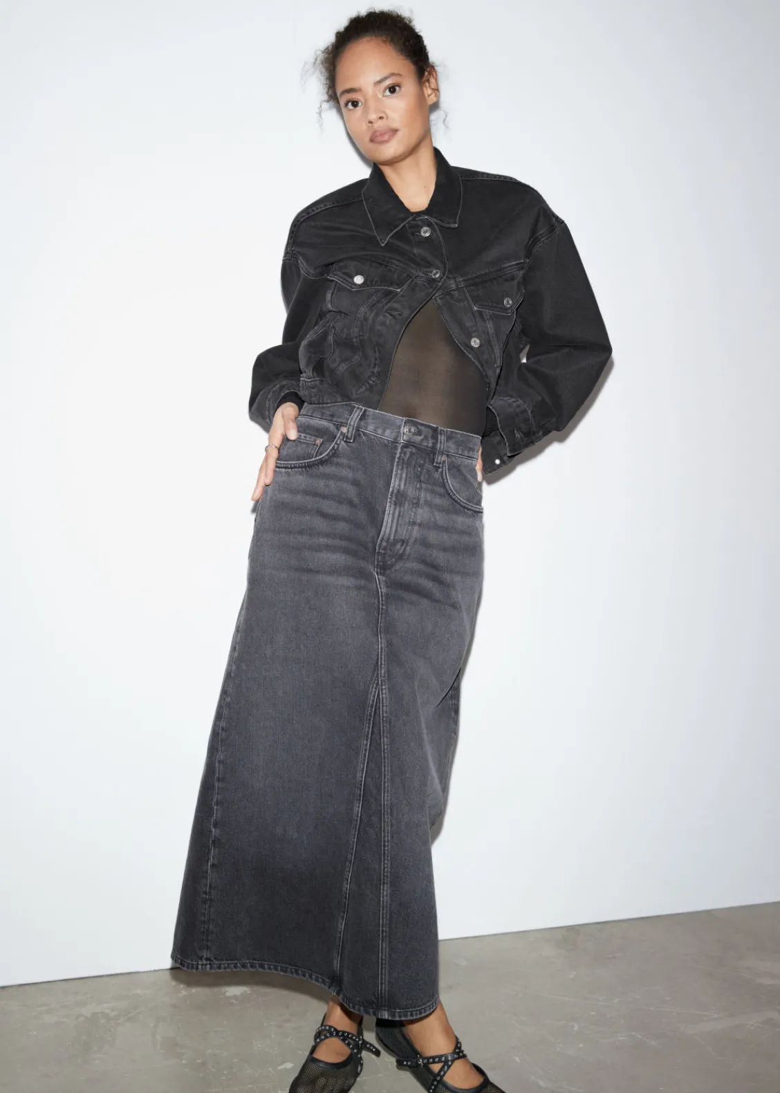 Fashion & Other Stories Veste Carrée En Jean