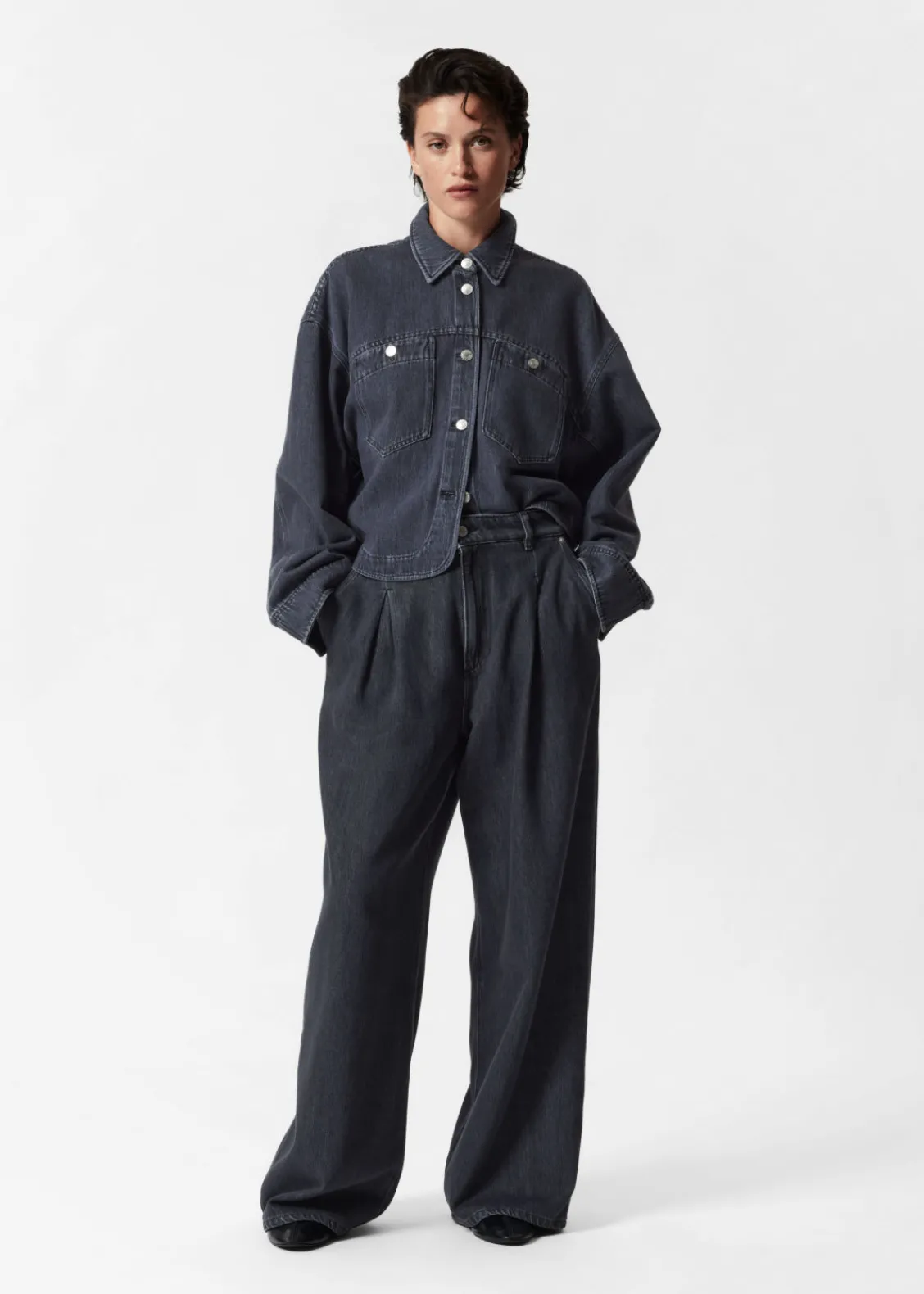 Best Sale & Other Stories Veste Carrée En Jean