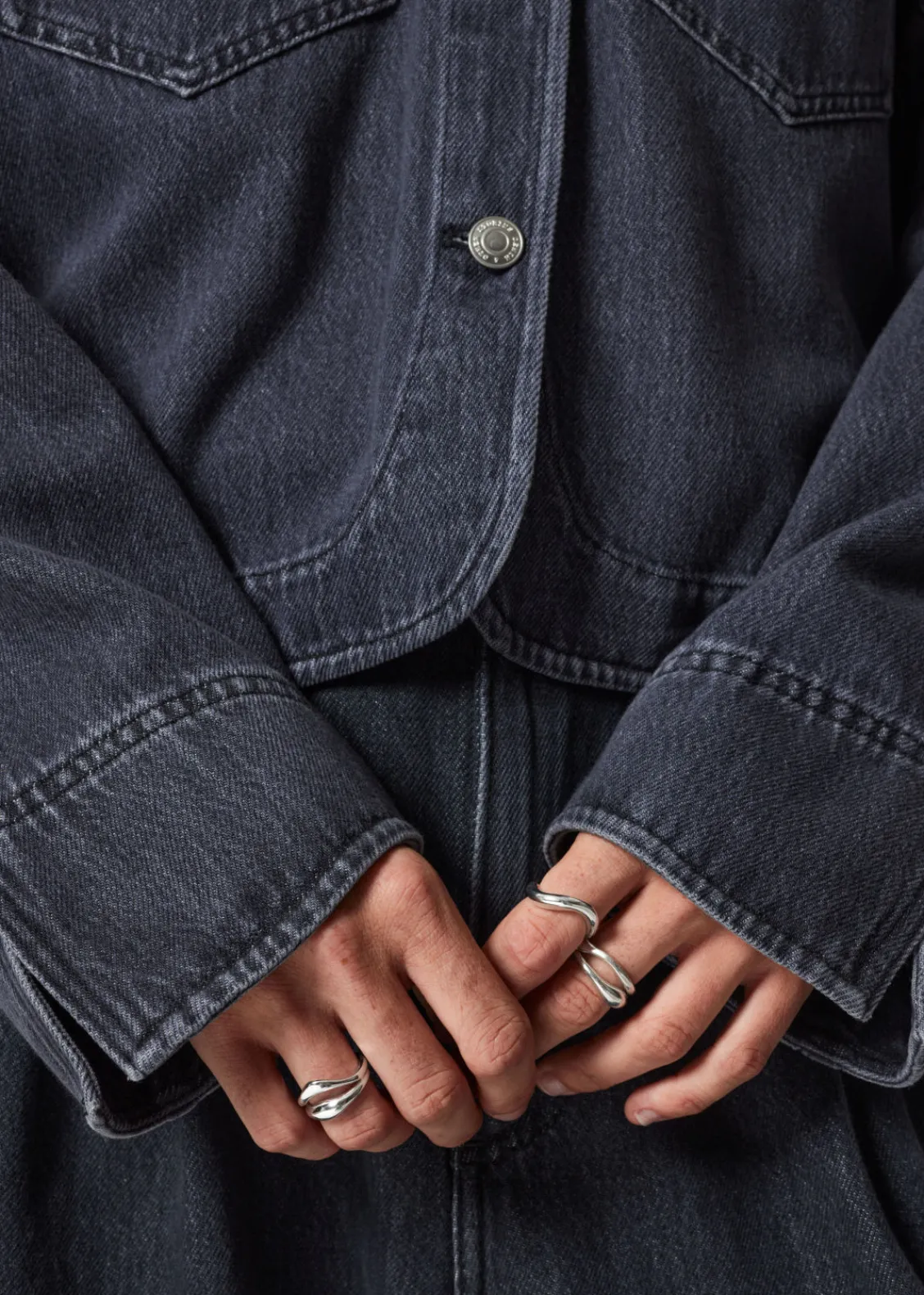 Best Sale & Other Stories Veste Carrée En Jean
