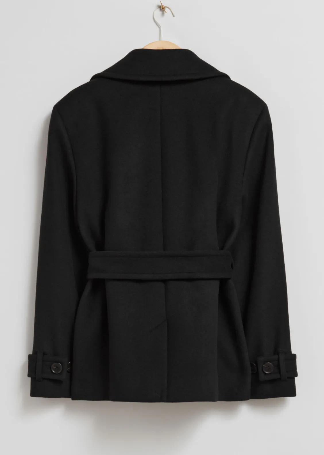 Best & Other Stories Veste Ceinturée En Laine