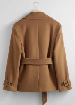 Best & Other Stories Veste Ceinturée En Laine
