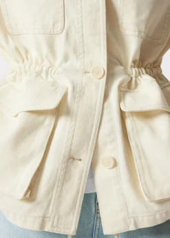 Cheap & Other Stories Veste De Style Utilitaire Couleur crème