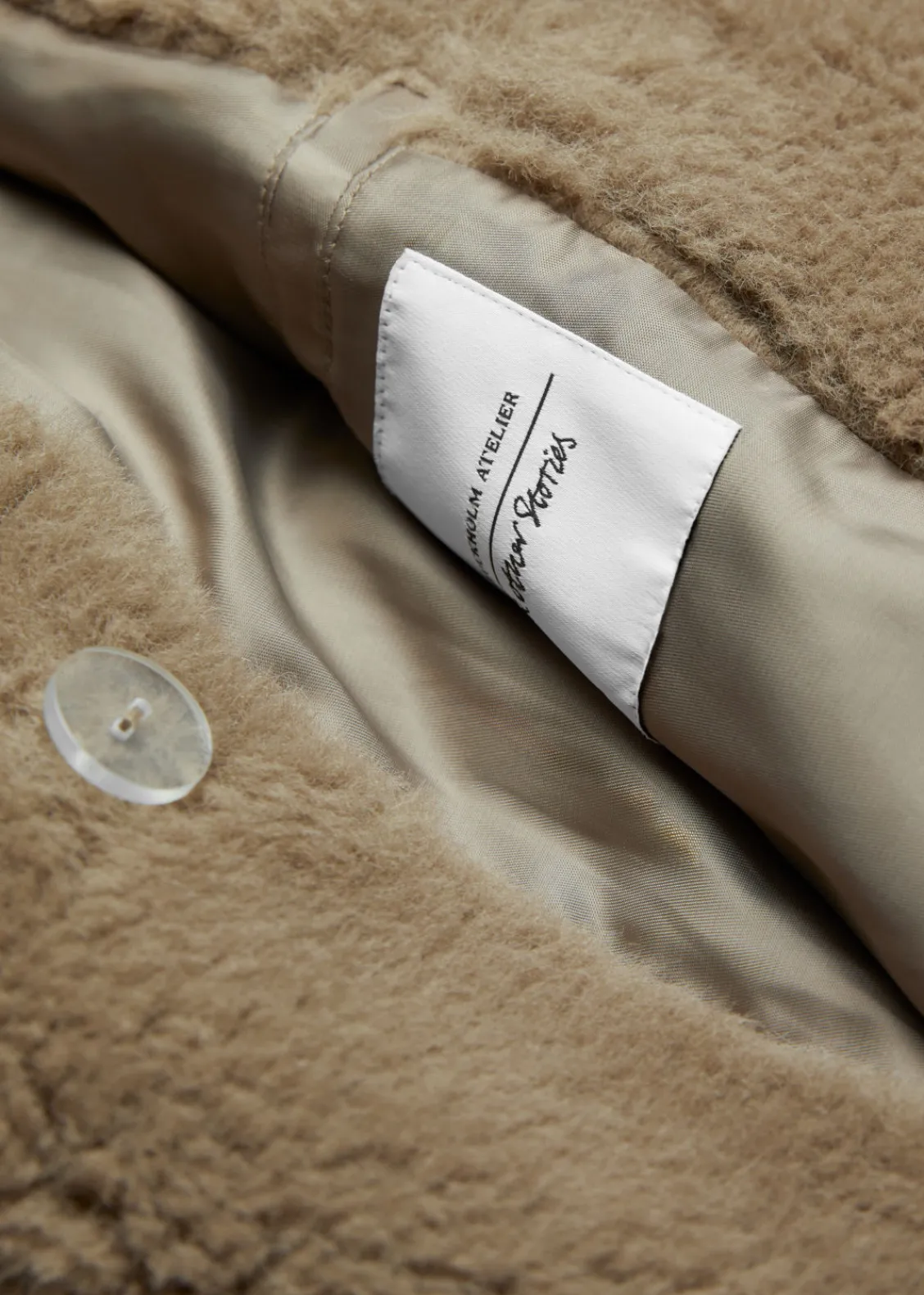 Best Sale & Other Stories Veste En Fourrure Synthétique Taupe