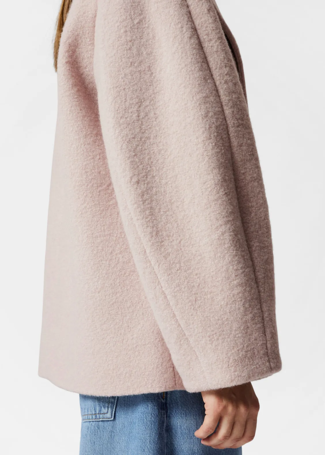 Best Sale & Other Stories Veste En Laine à Double Boutonnage Beige clair