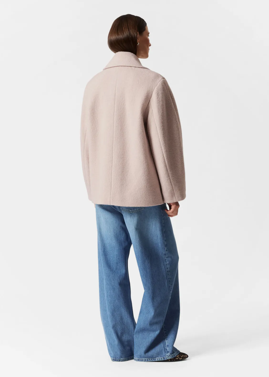 Best Sale & Other Stories Veste En Laine à Double Boutonnage Beige clair