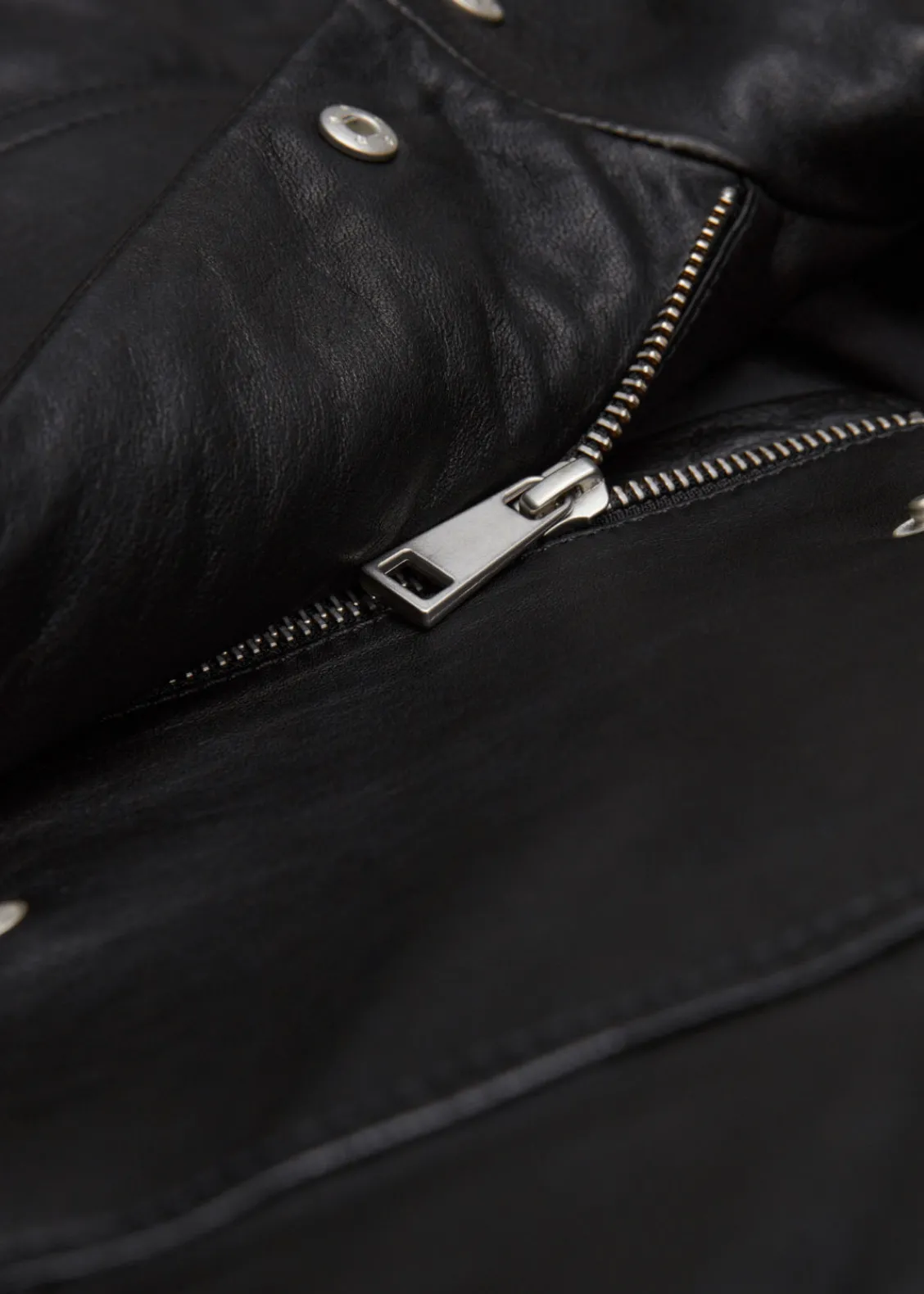 Discount & Other Stories Veste Oversize En Cuir Noir