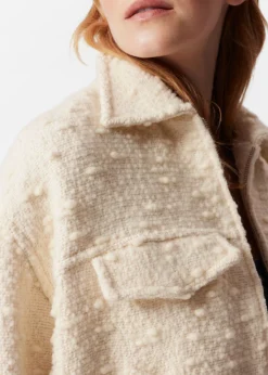 Flash Sale & Other Stories Veste Oversize Zippée Couleur crème