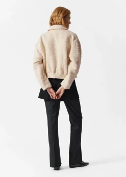 Flash Sale & Other Stories Veste Oversize Zippée Couleur crème