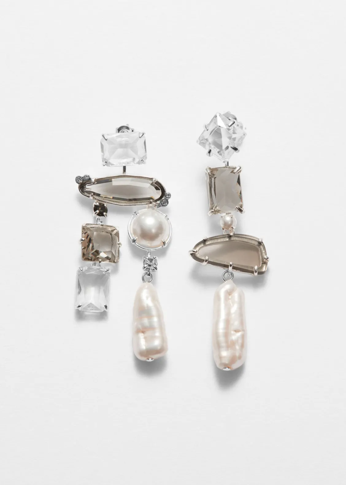 Best Sale & Other Stories Boucles D'oreilles Pendantes Avec Perles En Strass